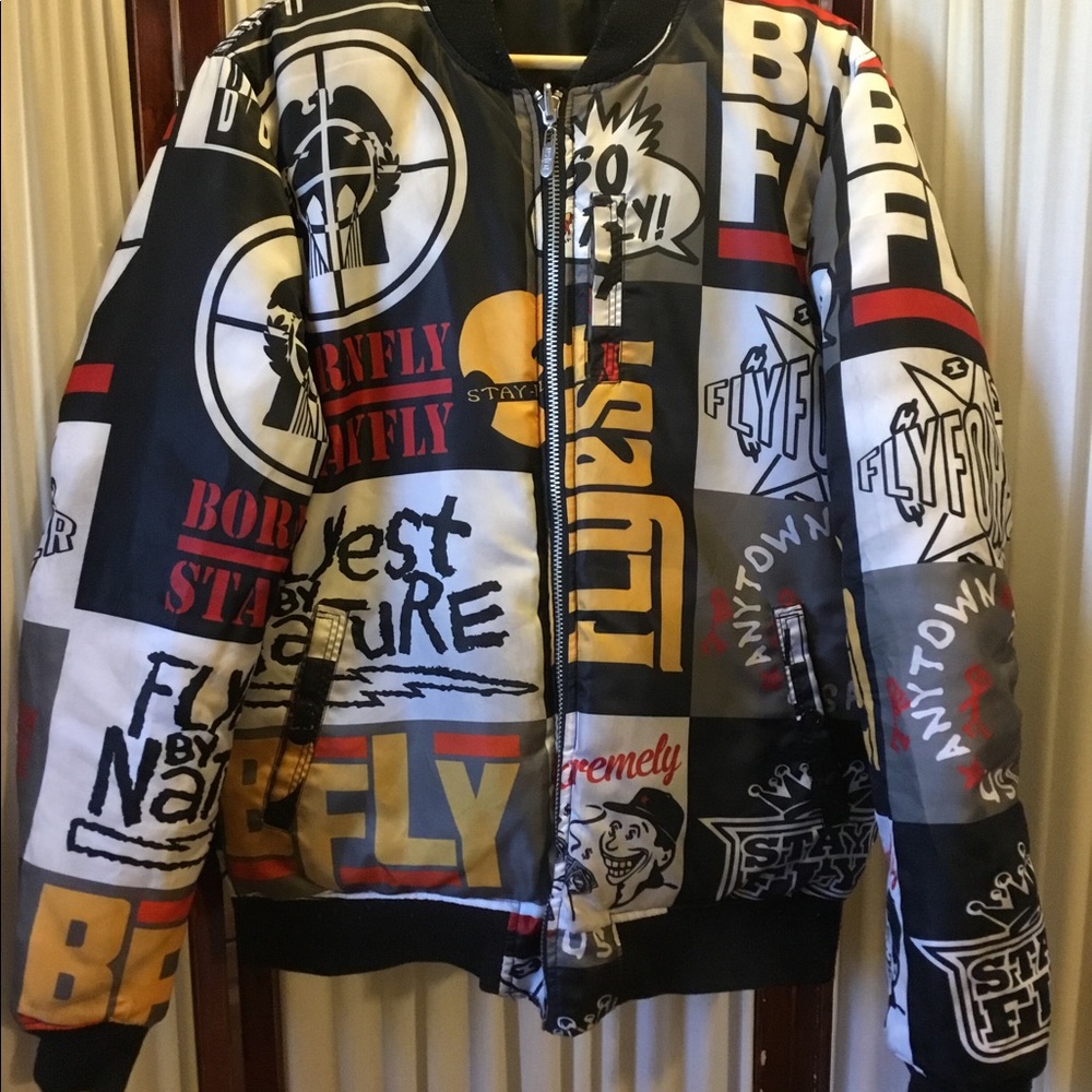 Men’s Flyest, BornFly, StayFly Reversable Coat Size M